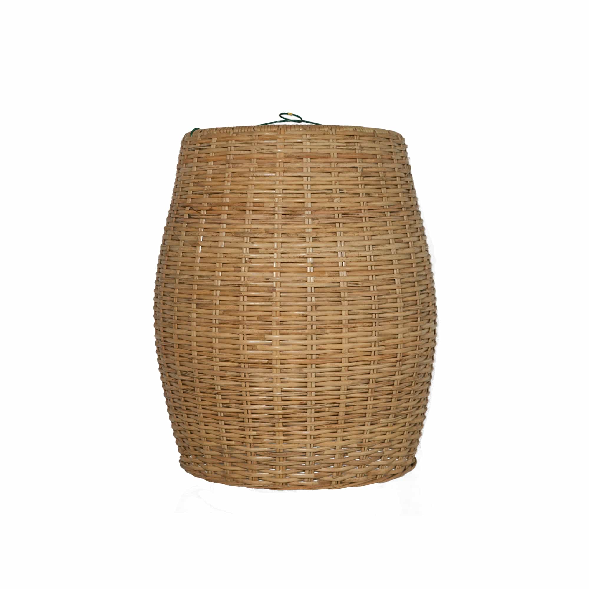 Open Barrel Waved Lamp Shade - handcrafted cane furniture, Ceylon Cane Crafts