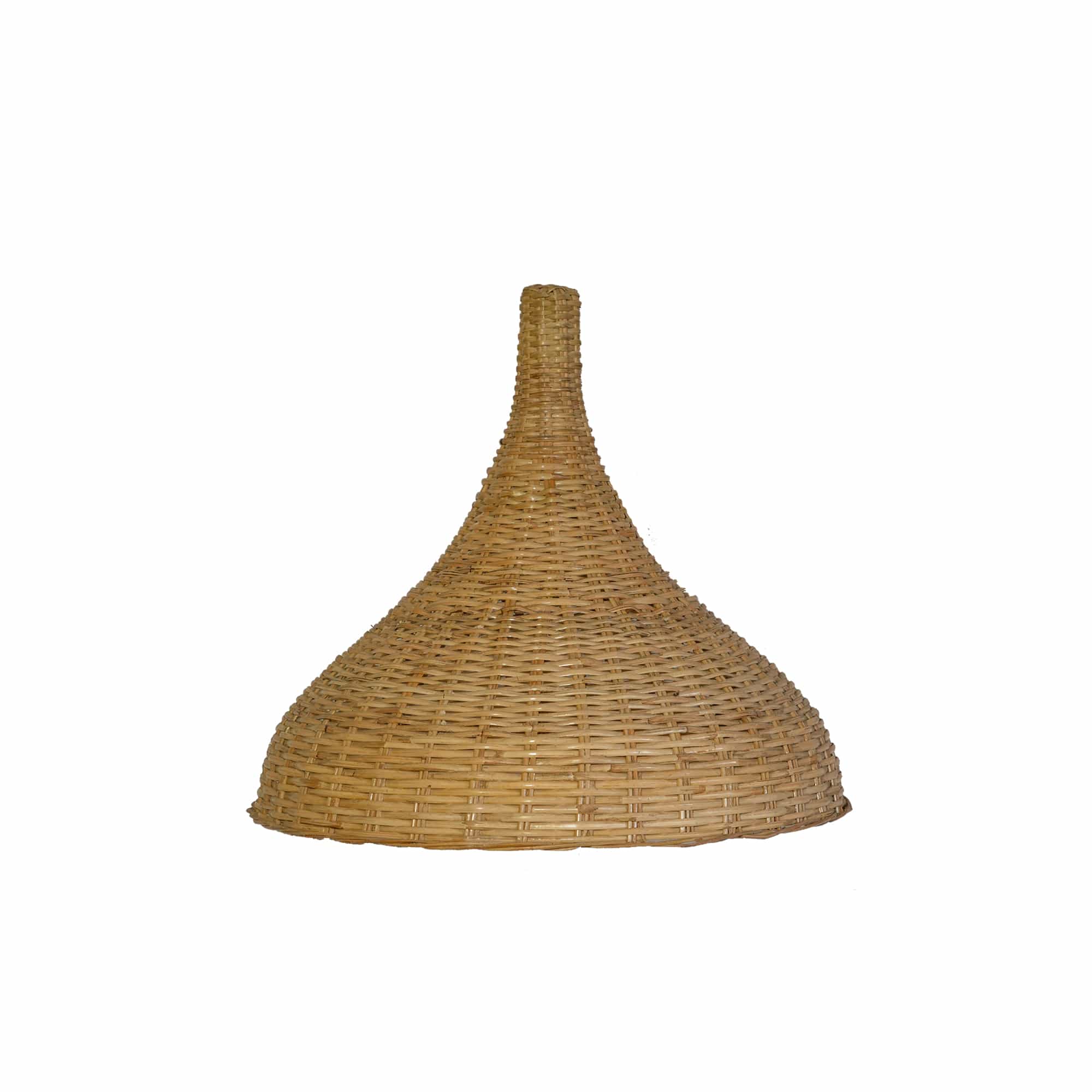 Large Short Pendent Lamp Shade - handcrafted cane furniture, Ceylon Cane Crafts