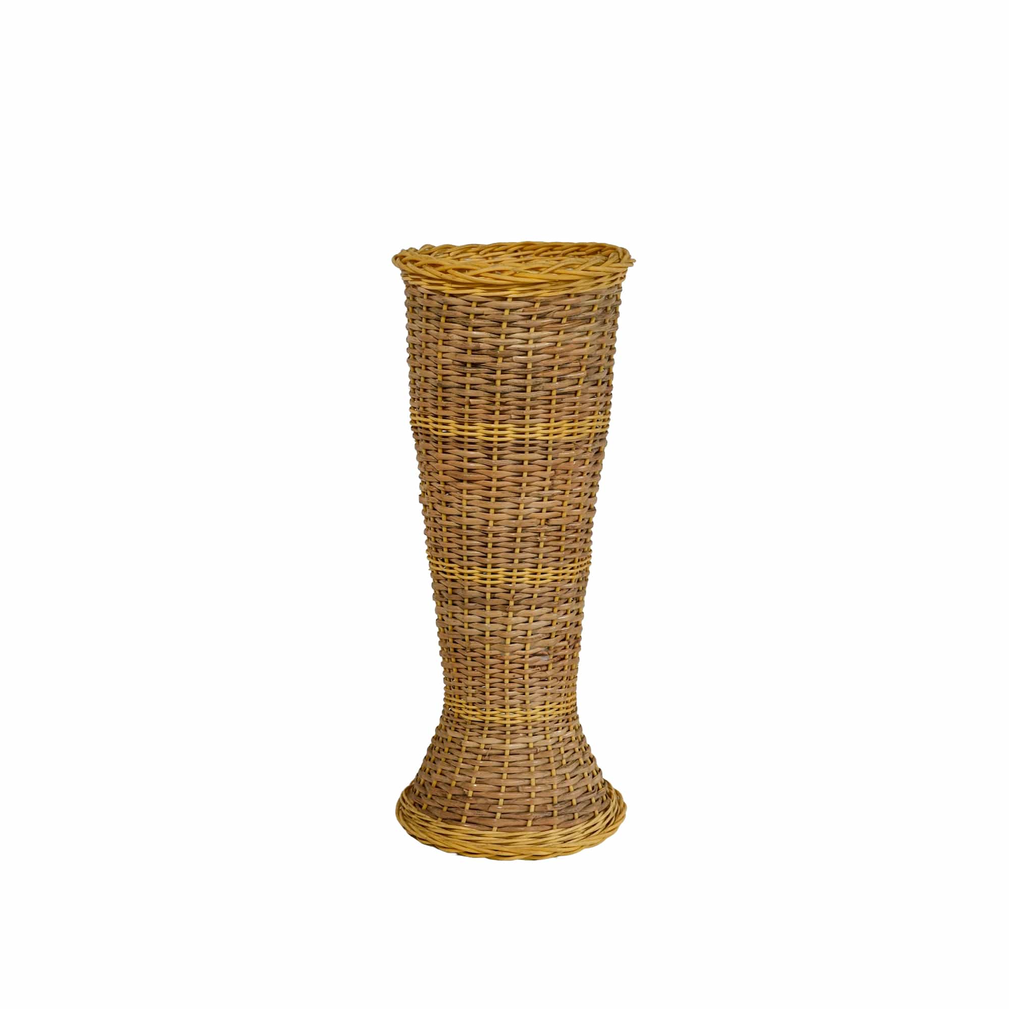 Standing Cane Flower Vase - handcrafted cane furniture, Ceylon Cane Crafts