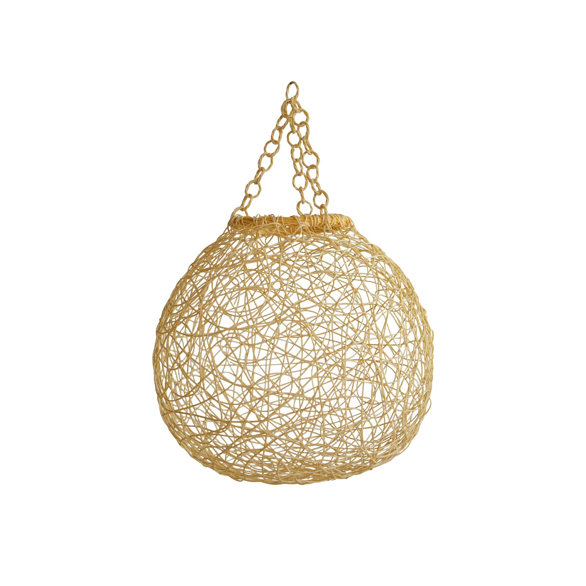 Synthetic Cane Lampshade - XL Ball - handmade cane furniture, Ceylon Cane Crafts Sri Lanka