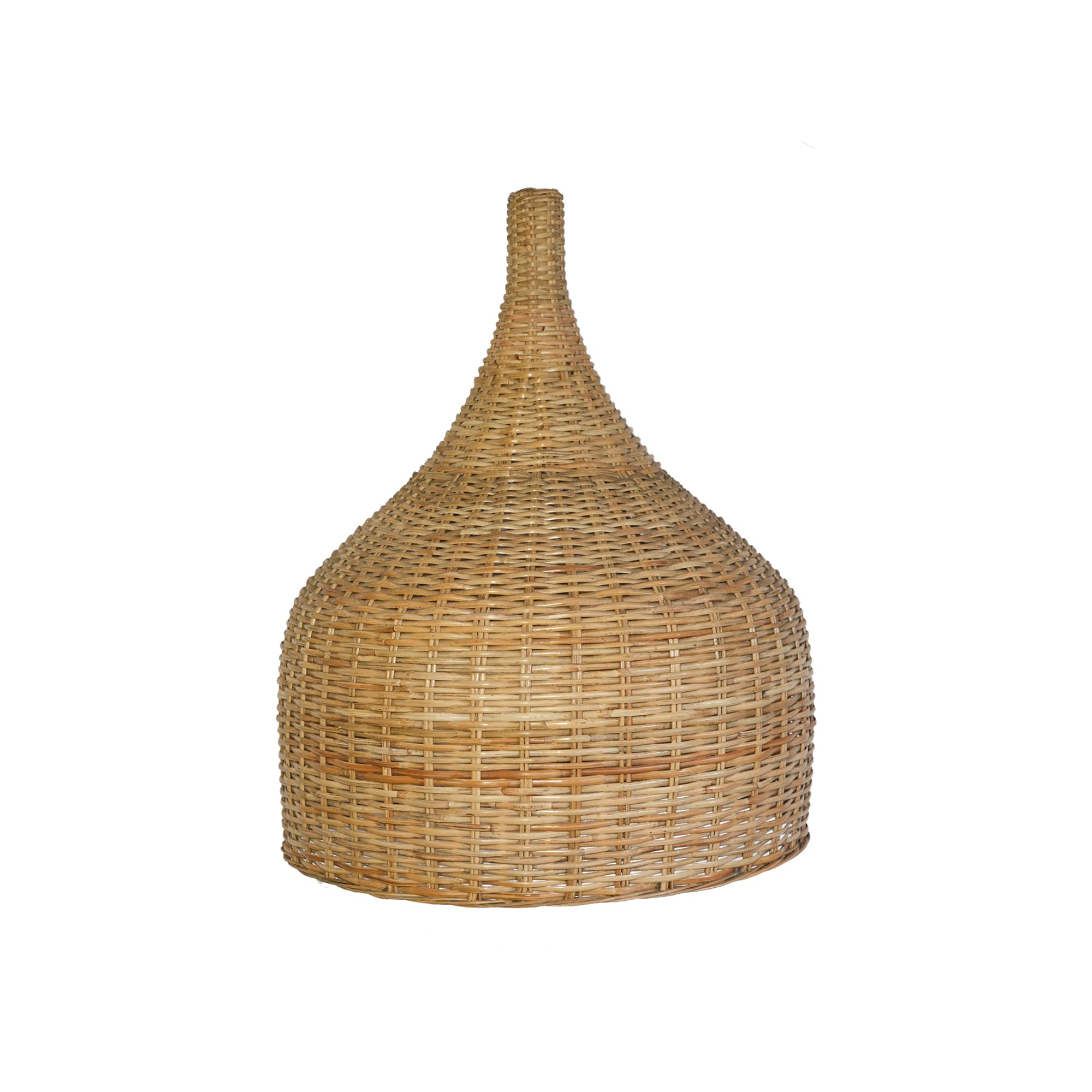 Large Wide Cone Lampshade - handmade cane furniture, Ceylon Cane Crafts Sri Lanka