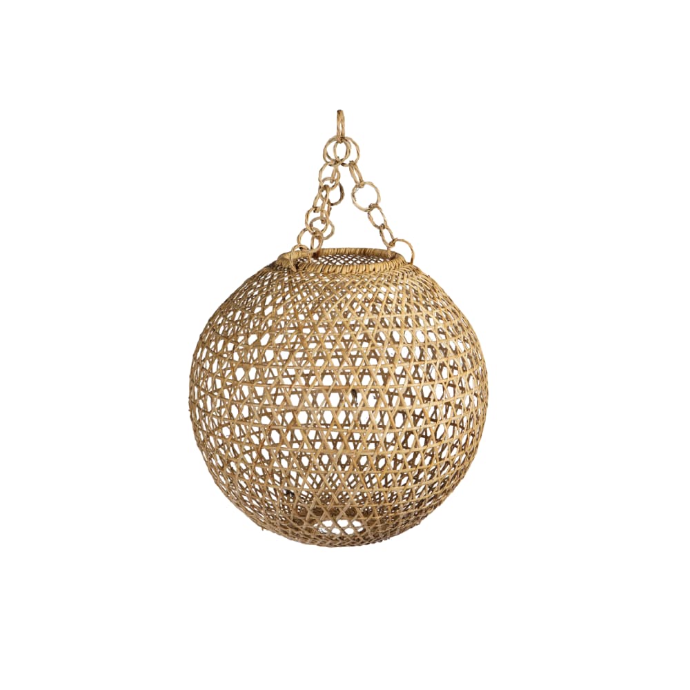Cane Lamp Shade - Large Ball - handmade cane furniture, Ceylon Cane Crafts Sri Lanka
