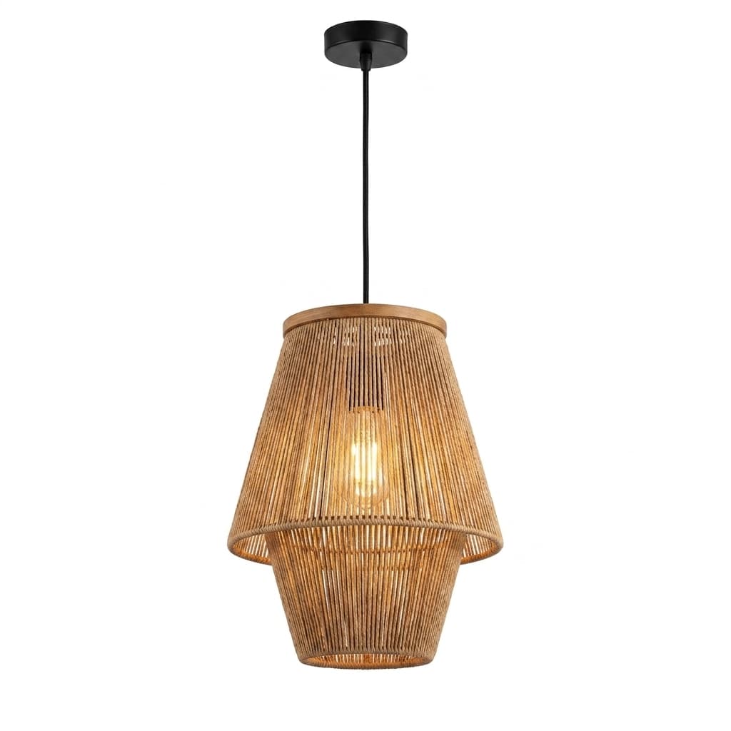 Pendant Lampshade - handmade cane furniture, Ceylon Cane Crafts Sri Lanka