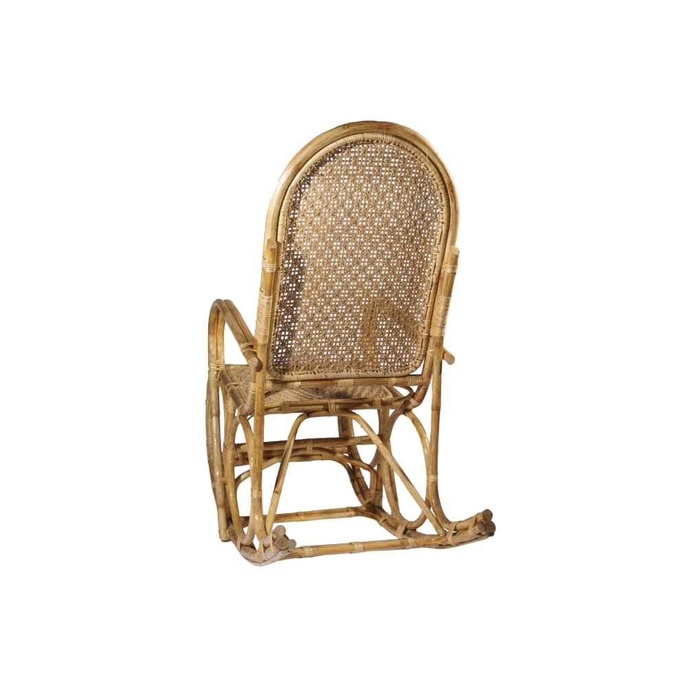 Cane Rocking Chair - view 4, Ceylon Cane Crafts Sri Lanka